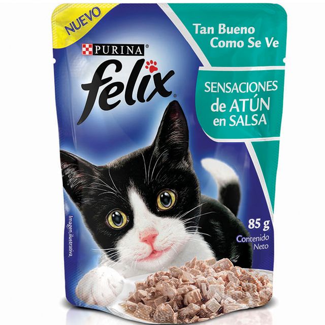 Alimento para gato -Felix Sensaciones Atun, envio GRATIS - Kanu
