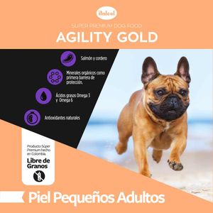 Alimento-para-perro---Agility-Gold-Pequeños-adultos-Piel--1.5-KG
